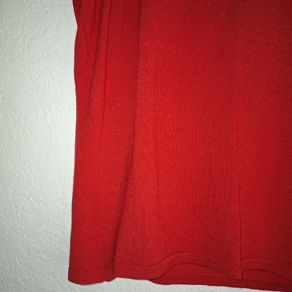 White Stag XL-16/18 Tee Red w/ Blue Trim Sleeveless Top Tank Acrylic Nylon - Picture 4 of 8